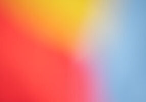 Abstract background, smooth creamy image of red, yellow and blue